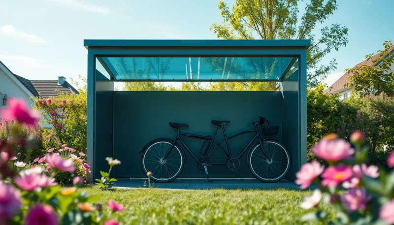 Abri pour vélos : sécuriser votre vélo sans encombrer le jardin